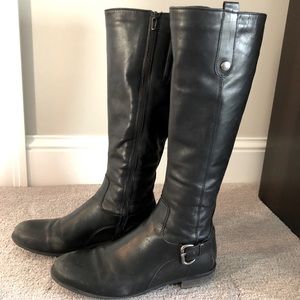COPY - La Canadienne leather black tall boots